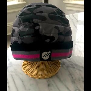 Think Royln Gray Camo Puffer Hat